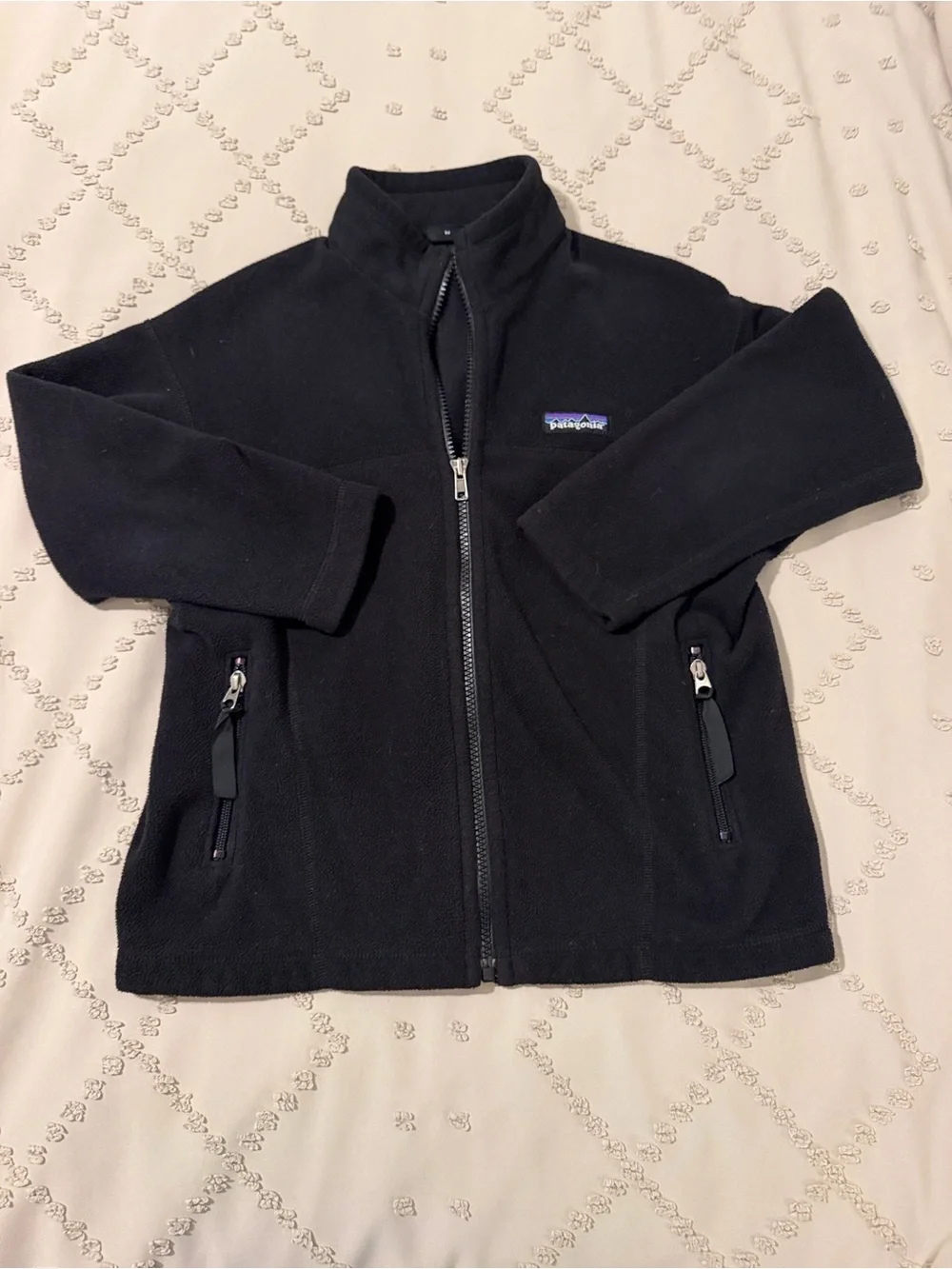 Patagonia Kids Black Fleece Jacket